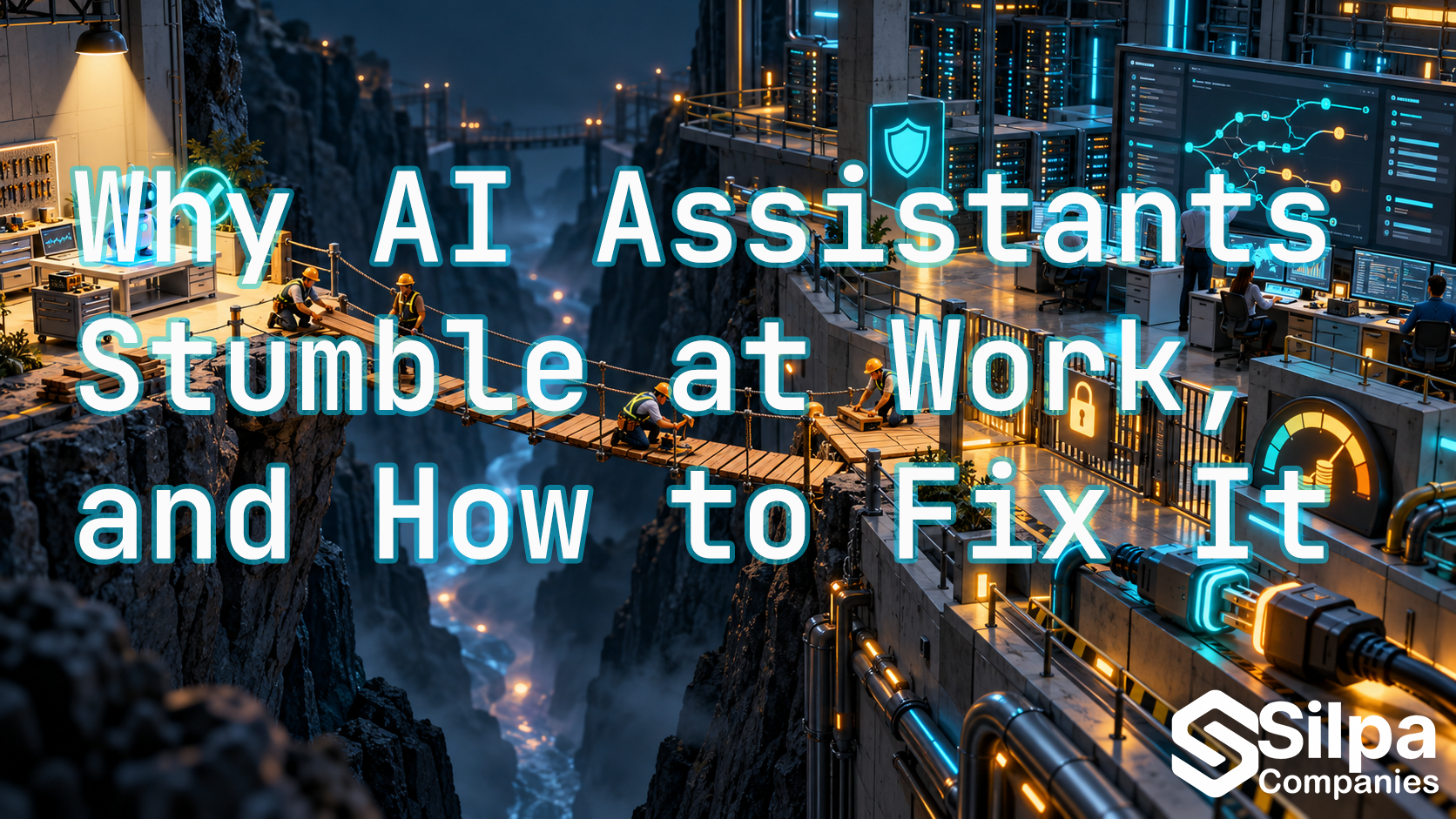 Silpa Companies Blog Post Intro Image: Why AI Assistants Stumble at Work, and How to Fix It